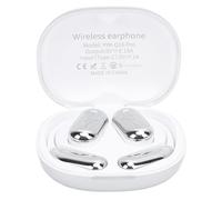 OEBUAFI Auricolari per Traduttore Linguistico Wireless con Controllo Touch e Batteria a Lunga Durata, Adatti per L'uso Quotidiano e Riunioni di Lavoro, Confezione da 2 (SILVER)