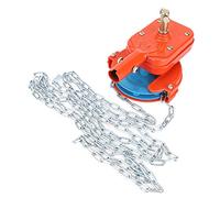 OEBUAFI Avvolgitore per Pellicole per Serre Agricole Comodo Dispositivo Avvolgitore Manuale per Pellicole con Viti Stabilizzatrici, Rullo Confortevole, Catena in Ferro di Alta qualità, Adatto per