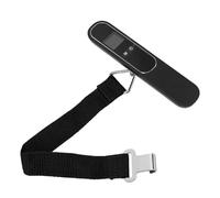 OEBUAFI Bilancia Digitale per Valigie 50 Kg con Display LCD e | Design Portatile da Appendere, Precisione di 0,1 Lb, Funzione Tara, Compagno di Viaggio per la Pesatura dei Bagagli