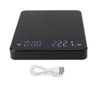 OEBUAFI Bilancia per caffè con Timer Ad Alta Precisione 0,3 G Auto Zero USB Ricaricabile per Gioielli da per caffè Preparato a Mano