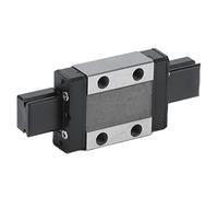 OEBUAFI Binario di Guida Lineare Piccolo, Ad Alta Precisione, Durevole, Robusto, Altezza Binario da 0,25 Pollici, Larghezza da 0,35 Pollici, per Apparecchiature di Automazione, Progetti Fai da Te