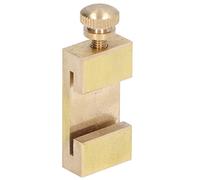 OEBUAFI Blocco di Posizionamento in Ottone, Tracciatore di Linee Parallele con Vite Zigrinata per Righelli in Acciaio, Adatto per Ingegneri Artigiani Modellisti
