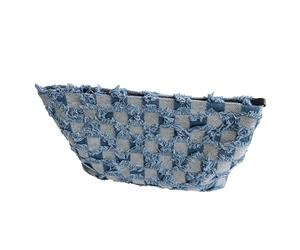 OEBUAFI Borgo Elegante per Toilette con Interno Spazioso (azzurro) | Design leggero, materiale di alta qualità, ottimo per l\'organizzazione, facile da trasportare