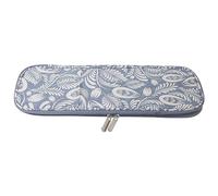 OEBUAFI Borsa Portatile per Uncinetto con Doppi Scomparti, Copertura Semielastica per Un'organizzazione Ordinata, Adatta per Viaggi o Tessitura Quotidiana, Materiale in Tessuto Oxford, 1 Pezzo