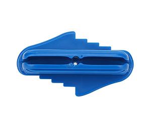 OEBUAFI British System Center Scriber Strumento per Tracciare una Lunga Durata con Foro per Riporre le Matite, Grigio 3,9 X 2,3 X 2 Pollici, per Scanalare Piastre (BLUE)