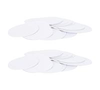 OEBUAFI Carte per Badge Fai-da-te 100 Pezzi Ecologici per Sostituzione Bambini e Carta per Badge Fai-da-te, Regalo -da- per Artigianato per Bambini, Diametro 44 Mm