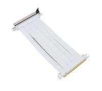 OEBUAFI Cavo Flessibile per Scheda di Espansione PCIE 5.0, Flusso D'aria Migliorato, Adattatore Cavo Riser GPU Plug and Play per Edifici e Server ITX ABS Bianco (60 cm)