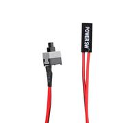 OEBUAFI Chassis del Computer ATX Pulsante di Accensione Interruttore Jumper a 2 Pin Durevole per il Riavvio del PC, Plug and Play per Chassis ATX, 1 PC per Costruttori di