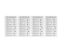 OEBUAFI Checklist Board Set of 4 Durable Recyclable Chore Chart for Home