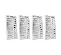 OEBUAFI Checklist Board Set of 4 Durable Recyclable Chore Chart for Home