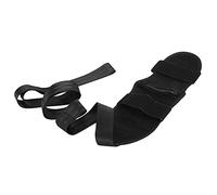OEBUAFI Cintura per la Correzione del Piede Cadente - Supporto per la Caviglia e Ausilio per L'allenamento Riabilitativo per Disturbi Muscolari - Cintura Resistente per lo Stretching Yoga Nera, 145 Cm