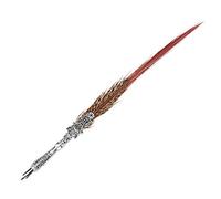 OEBUAFI Classica Penna Vintage, Elegante Penna a Immersione con Supporto in Lega, Unica per Calligrafia e Regali per la Decorazione della Casa (Tipo 2)