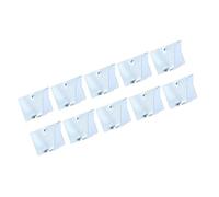 OEBUAFI Clip Organizer per Cordoncino Adesivo 10 Pezzi per la Sicurezza Antincendio Dell'ufficio Domestico con Struttura Zincata Resistente