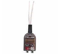 OEBUAFI Convertitore per Altoparlanti Regolabile Convertitore di Impedenza di per Uscita Audio da Alta Frequenza a Bassa Frequenza per Lettori VCD/DVD, Separazione del Rumore