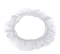 OEBUAFI Copertura per Gabbia per Uccelli, Copertura in Rete di Nylon Elastica con Bordi Elastici, Accessori per Gabbia per Uccelli per Pappagalli, Circonferenza da 106 a 208 Cm (WHITE)