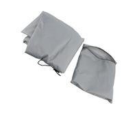 OEBUAFI Copertura per Sedia a Dondolo Antistrappo, Antivento, Resistente All'acqua, Tessuto Oxford 420D, Copertura per Sedia a Sdraio Sospesa a Prova di Sole con Orlo e Fascia Elastici (115 * 190 cm)