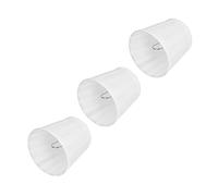 OEBUAFI Copri Lampada in Tessuto a Luce Soffusa 3 Pezzi con Clamp/Holder su Lampadine E14 per Hotel Club Hall Villa, ca. 4,7x4,3x3,3 Pollici, Come Mostrato (#2)