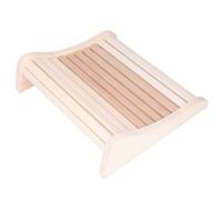 OEBUAFI Cuscino per Sauna Accessorio per Sauna Cuscino per con Supporto Posteriore in Legno per Alleviare Il Dolore alla Colonna Vertebrale e Migliorare Il Sonno