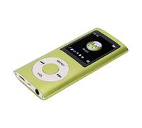 OEBUAFI Elegante Lettore Musicale MP3 Portatile con qualità Audio Senza Perdite, Supporta capacità di Memoria Fino a 64G Lunga Durata della Batteria, per Amanti della Musica Lega di Alluminio (GREEN)