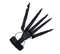 OEBUAFI Estensioni per Articolate Nuovo Design di Zampe di Teschio per Cosplay di Halloween, Lettini per Articolari Flessibili e Resistenti Al Colore, 1 Zampa per attività Cosplay (Mano destra nera)