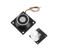 OEBUAFI Fermaporta Elettromagnetico Fermaporta Resistente 132,3 Libbre per Porte Tagliafuoco e in Legno Acciaio Fuso Resistente