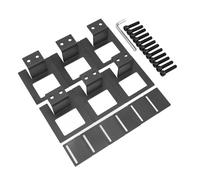 OEBUAFI Guarnizione per Materasso Regolabile Antiscivolo, Robusto Fermo Scorrevole in Acciaio per Telai del Letto, Previene i Graffi, per Dormienti Stabili