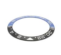 OEBUAFI Inserto per Lunetta per Orologio in Ceramica Ad Alta Durezza da 40 Mm Indicatori di Numeri Pratici Ed Eleganti per Riparatore di Orologi Nero Blu