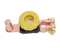 OEBUAFI Interruttore Staccabatteria, Interruttore di Interruzione Terminale Superiore Resistente Alla Ruggine in Ottone con Protezione Corrente Stabile, per Batterie 6V 12V Auto RV ATV