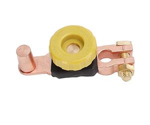 OEBUAFI Interruttore Staccabatteria, Interruttore di Interruzione Terminale Superiore Resistente Alla Ruggine in Ottone con Protezione Corrente Stabile, per Batterie 6V 12V Auto RV ATV