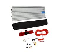 OEBUAFI Kit di Pulizia Alimentato Ad Acqua con Spazzola per Rondella Spray per Pannelli Solari, per la Pulizia di Pannelli Solari Esterni e individuali. Materiale in Lega di Ti