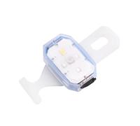 OEBUAFI Lampada di Sicurezza a LED Ricaricabile Tramite USB Lampada a LED da 4 Pezzi con Cinturino per Bicicletta Dal Design Impermeabile per la Corsa Notturna in Bicicletta (guscio blu)