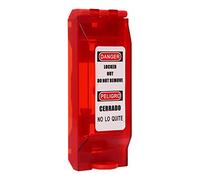 OEBUAFI Lucchetto di Sicurezza Durevole con Chiusura Tagout con Coperchio Trasparente per Bloccaggio Interruttore Elettrico, Funzionamento Semplice, per Applicazioni di Bloccaggio Elettrico