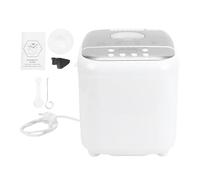 OEBUAFI Macchina per il Pane Antiaderente Macchina Automatica Programmabile con 19 Impostazioni 3 Colori della Crosta Motore da 600 W, per Cuocere Pasta di Pane Marmellata Yogurt (Spina europea)