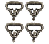 OEBUAFI Maniglia per Cassetto Anticata Resistente in Lega di Zinco, Facile Installazione per la Realizzazione di Scatole di Legno, Mini Maniglia per Cassetto Anticata da 20 Pezzi, per