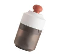 OEBUAFI Mini Spremiagrumi Manuale a 2 Vie, a Forma di U, con Bocca a Tazza, 8 Lame, Piccolo Spremiagrumi Portatile con Design Colorato, per Casa, Ufficio, Campeggio, Viaggi (WHITE)