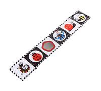 OEBUAFI Morbido Libro in Stoffa per Bambini Bianco per Stimolazione Visiva e Cognitiva, per Neonati, Design Leggero e Compatto (Insetto)