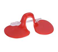 OEBUAFI Occhiali Paraocchi per Polli, Occhiali Antibecco per Pollame Senza Design Foro, Prevengono Beccare le Piume delle Dell'ano, Materiale ABS Durevole Riutilizzabile per Fagiani