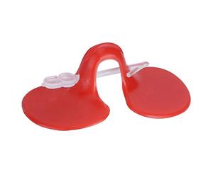 OEBUAFI Occhiali Paraocchi per Polli, Occhiali Antibecco per Pollame Senza Design Foro, Prevengono Beccare le Piume delle Dell'ano, Materiale ABS Durevole Riutilizzabile per Fagiani