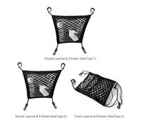 OEBUAFI Organizer in Rete per Auto, Materiale in Poliestere, Facile da Usare, Barriera per Sedile Posteriore per Bambini e Animali Domestici, Adatto alla Maggior Parte dei Veicoli