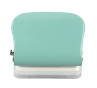 OEBUAFI Perforatrice a 5 Fori, Mini Perforatrice Compatta e Portatile per Quaderni A4, A5 e B5, con Distanza tra i Fori di 9,5 Mm, Ideale per Ufficio, Scuola, Casa, Fai da Te e (GREEN)