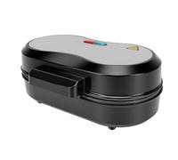 OEBUAFI Piastra Elettrica, Riscaldamento Rapido su Due Lati Antiaderente | Macchina Versatile per la Colazione con Doppie Piastre Riscaldanti, Design Compatto da Piano di Lavoro, Corpo Resistente Al