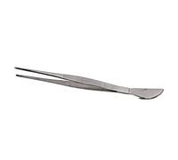 OEBUAFI Pinzette per Bonsai in Acciaio Inossidabile 2 Pezzi Dritte e Curve, con Impugnatura Ergonomica Antiscivolo, per Rimuovere Foglie Morte Ed Erbacce (Dritto)