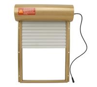OEBUAFI Porta Automatica per Pollaio, Porta per Pollaio Ad Energia Solare con Timer, Apertura Automatica per Attrezzature di Sicurezza per Allevamento di Pollame, Anatre, Oche (Gold)