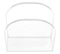 OEBUAFI Porta Tovaglioli con Decorazioni per la Fattoria, Dispenser per Fazzoletti Rustici per la Decorazione del Tavolo da, Acrilico Bianco 4,7x4,7x2,0 Pollici per la Sala da Pranzo della