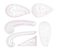 OEBUAFI Righello Curvo Multifunzione Strumento da Cucito di Lunga Durata per Disegni di Abbigliamento Rifinitura con Scale e Numeri per Rifinitura Manuale