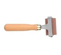 OEBUAFI Rullo Brayer in Gomma per Incisione, Blocchi di Inchiostro, Strumenti per Timbri, per Rulli di Gomma Artigianali, Album di Ritagli, Lunghezza dei Rulli da 5,9", 3,9", 1," (+ legno