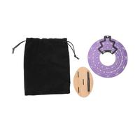 OEBUAFI Ruota del Circolo delle Quinte, Strumento per L'apprendimento di Strumenti per e Chitarra, Legno di Pino in Lega di Alluminio, Accessori per Dischi Musicali Dal Design (PURPLE)