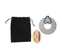 OEBUAFI Ruota del Circolo delle Quinte, Strumento per L'apprendimento di Strumenti per e Chitarra, Legno di Pino in Lega di Alluminio, Accessori per Dischi Musicali Dal Design (GREY)