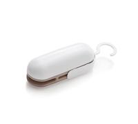 OEBUAFI Saldatrice per Sacchetti Portatile, Sigillatrice Portatile per Buste di Plastica, Snack e Alimenti, Compatta e Leggera per Conservare la Freschezza in Pochi Secondi (BROWN)