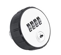 OEBUAFI Serratura a Combinazione Digitale in Lega di Zinco, Serratura di Sicurezza con Codice Numerico 100 per Armadietti, Cassette degli Attrezzi, Cassetti, con Chiavi per (Spessore di